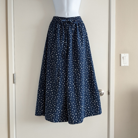 Nissen Pants - Polka dot cropped culotte pants